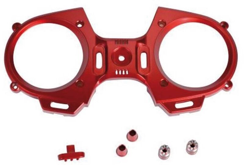 GRAUPNER MZ-12 Frontplatte + Steuerknüooel rot / S8524