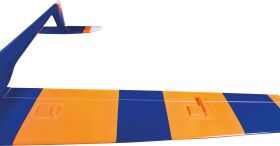 Robbe Modellsport Amplitude PNP Voll-GfK/CfK Hotliner Neon Orange/Blau, eingebaute Servos und Antrieb / 2712