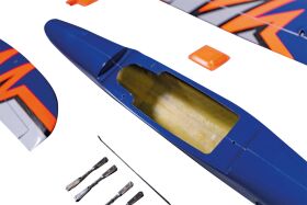 Robbe Modellsport Amplitude ARF 1,8m Voll-Carbon Neon Orange/Blau, Sichtcarbon / 2717