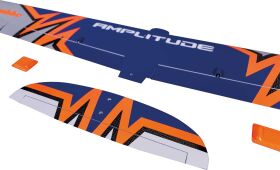 Robbe Modellsport Amplitude ARF 1,8m Voll-Carbon Neon Orange/Blau, Sichtcarbon / 2717