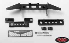 RC4WD Metal Front Bumper w/Lights for Gelande II D90/110...