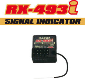 Sanwa Empfänger RX-493i 4 chanels 2,4GHZ FH5 Sxr...
