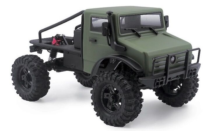 Hobby Plus RC CR18P V3 "Trail Hunter" 1:18 4WD Brushless Rock Crawler RTR, grün / HBP1810418-V3