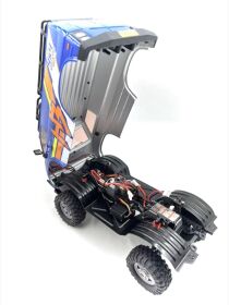 Hobby Plus RC 1:18 Crawler CR18P EVO-V2 "Rock Van" blue RTR / HBP1810503-BL