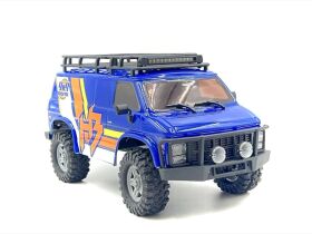Hobby Plus RC CR18P EVO-V2 "Rock Van" 1:18 4WD Rock Crawler RTR, blau / HBP1810503-BL