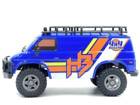 Hobby Plus RC CR18P EVO-V2 "Rock Van" 1:18 4WD Rock Crawler RTR, blau / HBP1810503-BL