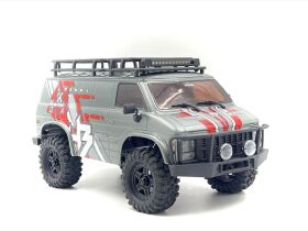 Hobby Plus RC CR18P EVO-V2 "Rock Van" 1:18 4WD Rock Crawler RTR, grau / HBP1810503-GY