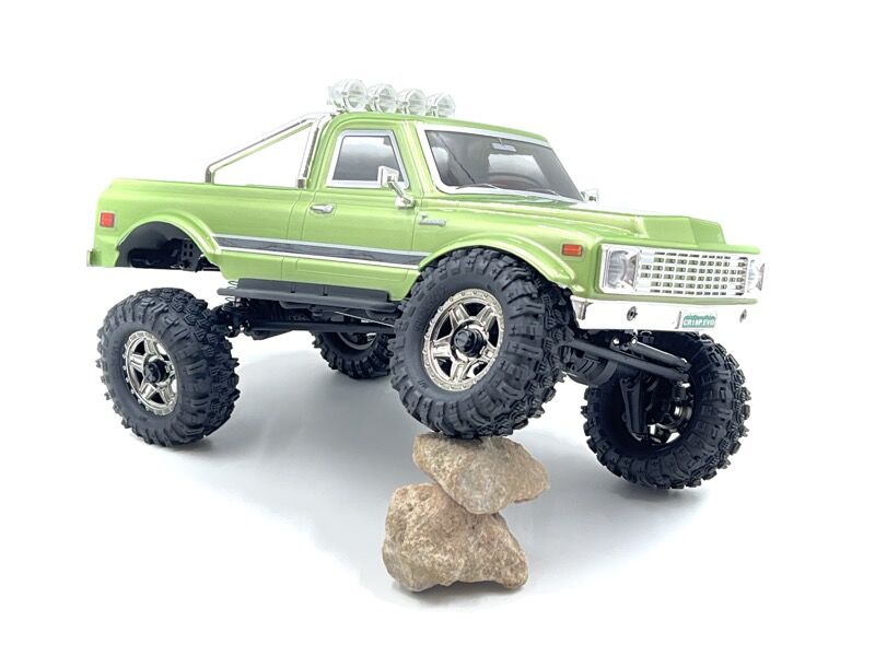 Hobby Plus RC CR18P EVO-V2 "Convoy" 1:18 4WD Rock Crawler RTR, grün / HBP1810504-GN