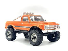 Hobby Plus RC CR18P EVO-V2 "Convoy" 1:18 4WD Rock Crawler RTR, orange / HBP1810504-OR