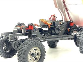 Hobby Plus RC CR18P EVO-V2 "Convoy" 1:18 4WD Rock Crawler RTR, orange / HBP1810504-OR