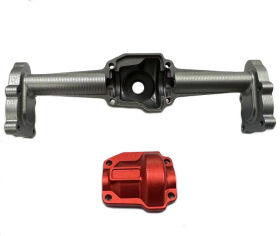 Hobby Plus RC Opt. Alu Rear Axle V2 - EVO/GOAT / HBP240348