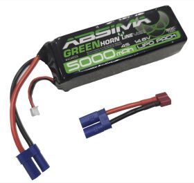 Absima Greenhorn Vol.2 LiPo Akku 4S 14,8 V 5000 mAh 50C...