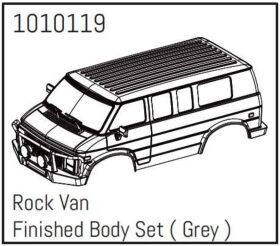 Hobby Plus RC Rock Van PC Body Set (grey) - PRO Crawler...