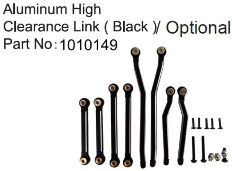 Hobby Plus optional Aluminium HC Links - PRO/EVO 1:18