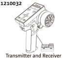 ABSIMA Transmitter & Receiver Set with Gyro / 1210032