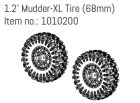 Hobby Plus 1.2" " Wheel Set " "Mudder-XL" " 68 mm (4 Stück)