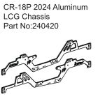 Hobby Plus RC CR-18P 2024 Aluminum LCG Chassis / HBP240420