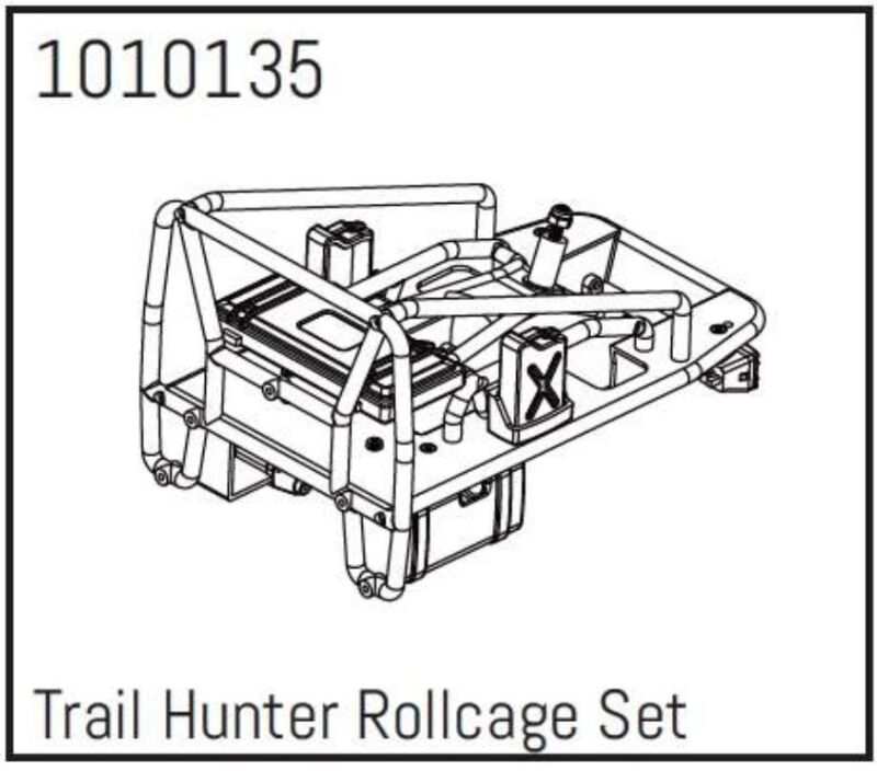 Hobby Plus RC T-Hunter Rollcage/Load Area - PRO Crawler 1:18 / HBP240281