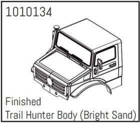 Hobby Plus RC T-Hunter PC Body Set (bright sand) - PRO...