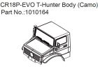 Hobby Plus RC T-Hunter PC Body (camo) - EVO 1:18 / HBP240357