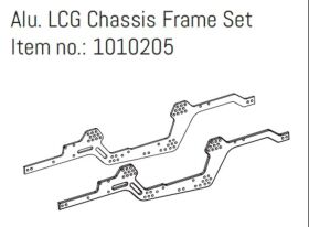 Hobby Plus Aluminium LCG Chassis Rahmen Set - GOAT