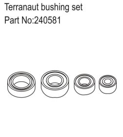 Hobby Plus RC Terranaut Hardware Set / HBP240581