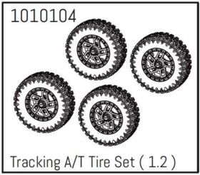 Hobby Plus 1.2" Tracking A/T Räder-Set - PRO...