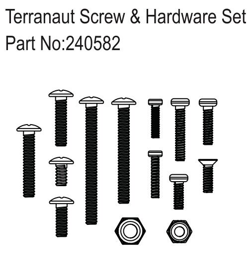 Hobby Plus RC Terranaut Screw & Hardware Set / HBP240582