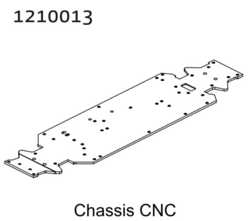 ABSIMA Aluminum Chassis Plate / 1210013