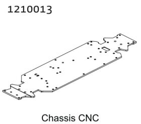 ABSIMA Aluminum Chassis Plate / 1210013