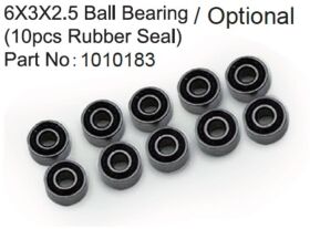 Hobby Plus Kugellager gummigedichtet 6x3x2.5 (10...