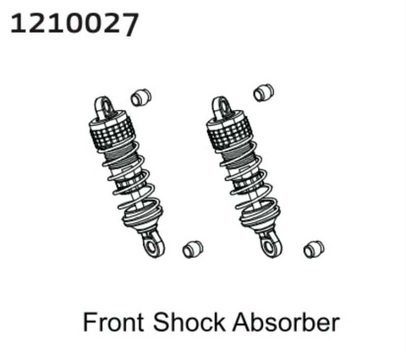 ABSIMA Alu Front Shocks - Buggy (2) / 1210027