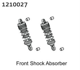 ABSIMA Alu Front Shocks - Buggy (2) / 1210027