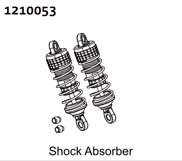 ABSIMA Alu Shocks F/R - Rally (2) / 1210053