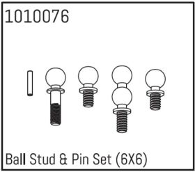 Hobby Plus Kugelkopf- und Stiftset (6x6)