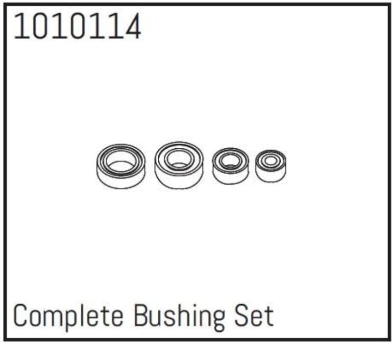 Hobby Plus komplett Copper Buchsen-Set - PRO Crawler 1:18 / HBP240245