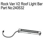 Hobby Plus RC Roof LIght Bar for Rock Van V2 / HBP240532