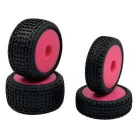 Hobby Plus RC Speck-B Front/Rear Wheel Set pink (2) /...