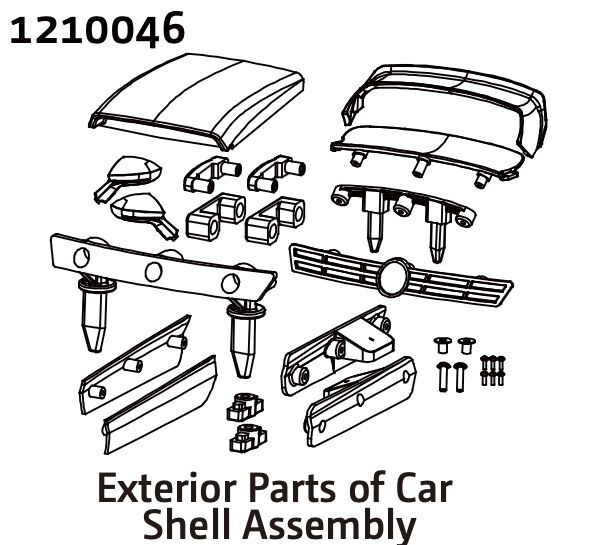 ABSIMA Body Accessories Set - Rally / 1210046