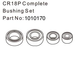 Hobby Plus RC Complete Bushing Set - EVO 1:18 / HBP240308