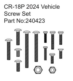 Hobby Plus RC CR-18P Vehicle Screw Set (2024) / HBP240423