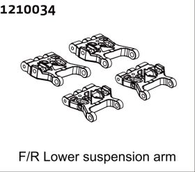 ABSIMA Lower Suspension Arm Set F/R / 1210034
