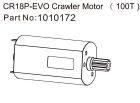 Hobby Plus RC 130 Crawler Motor (100T) - EVO 1:18 / HBP240312