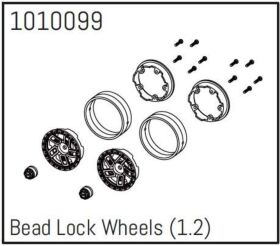 Hobby Plus - PRO Crawler 1:18 Beadlock-Felge 1.2" (4...