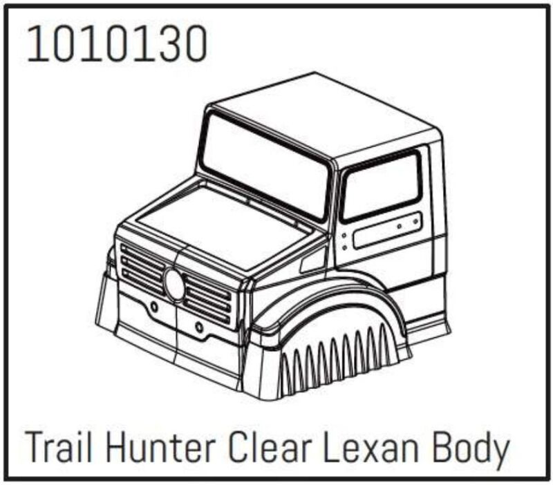 Hobby Plus RC T-Hunter PC Body (unpainted) - PRO Crawler 1:18 / HBP240252