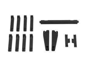 Hobby Plus RC CR-18P 6X6 Rear Bed Mount (Black) / HBP240435