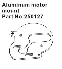 Hobby Plus RC Aluminum Motor Mount / HBP250127
