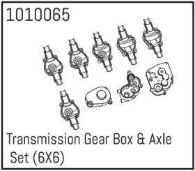 Hobby Plus RC Transmission Gear Box & Axle Set (6X6)...