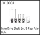 Hobby Plus RC Main Drive Shaft Set & Rear Axle Hub / HBP240048