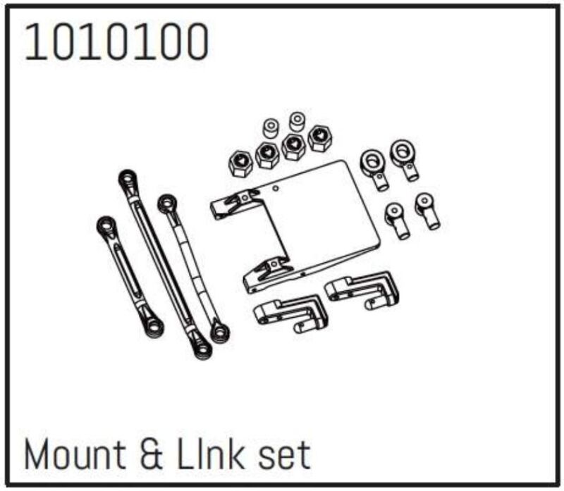Hobby Plus RC Mount & Link Set - PRO Crawler 1:18 / HBP240234